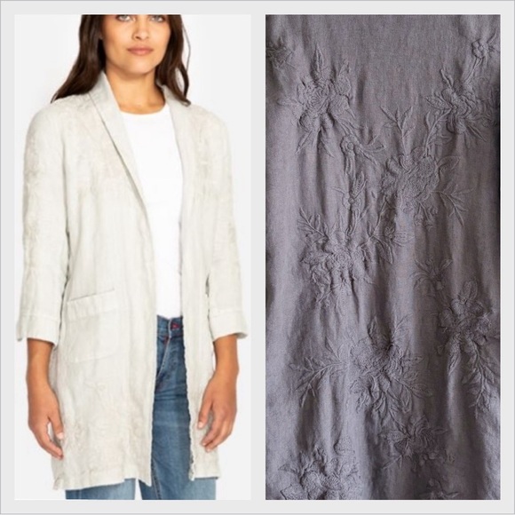 Johnny Was Sadie Heavy Linen Coat - Picture 2 of 9